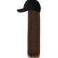 [Mega Sale!] Fashionable Long Straight Hair Cap Wig [24 inches]