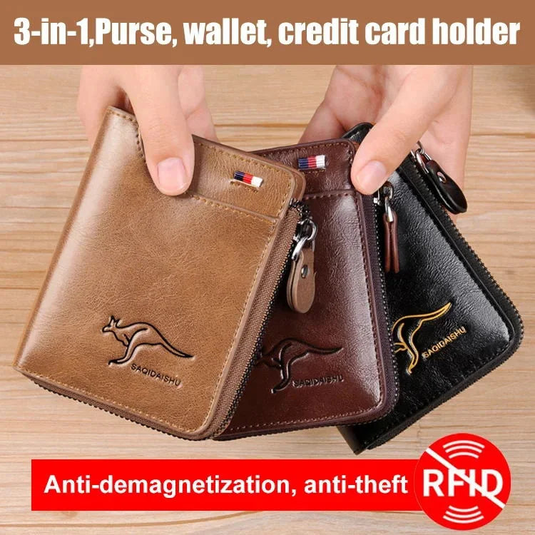 RFID Blocking Anti-Theft Wallet