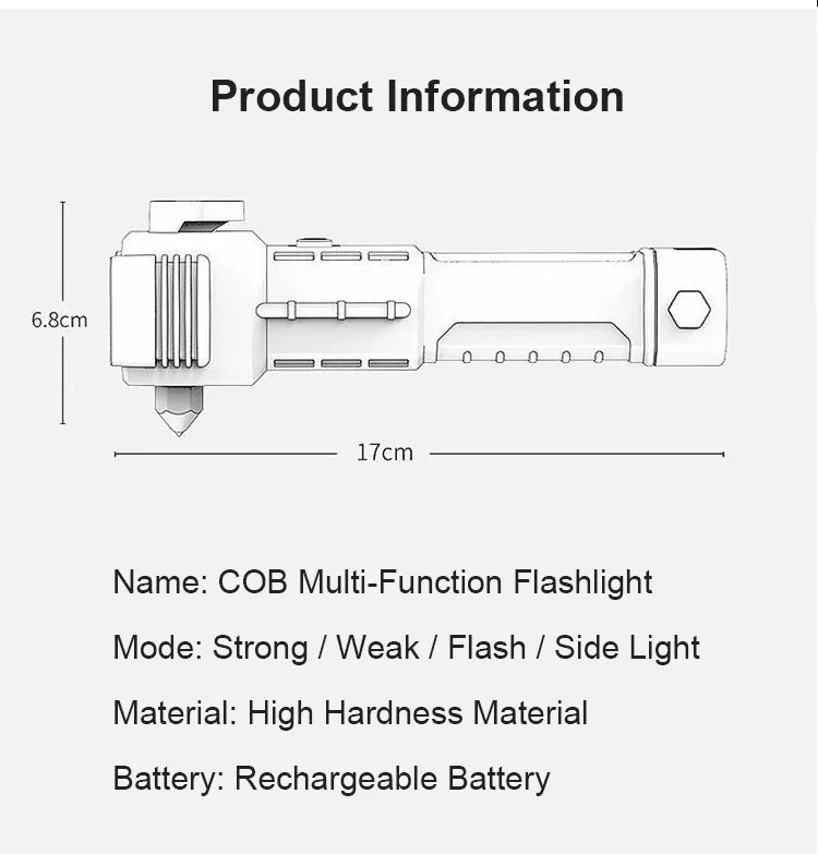 Car Multi-Function Flashlight