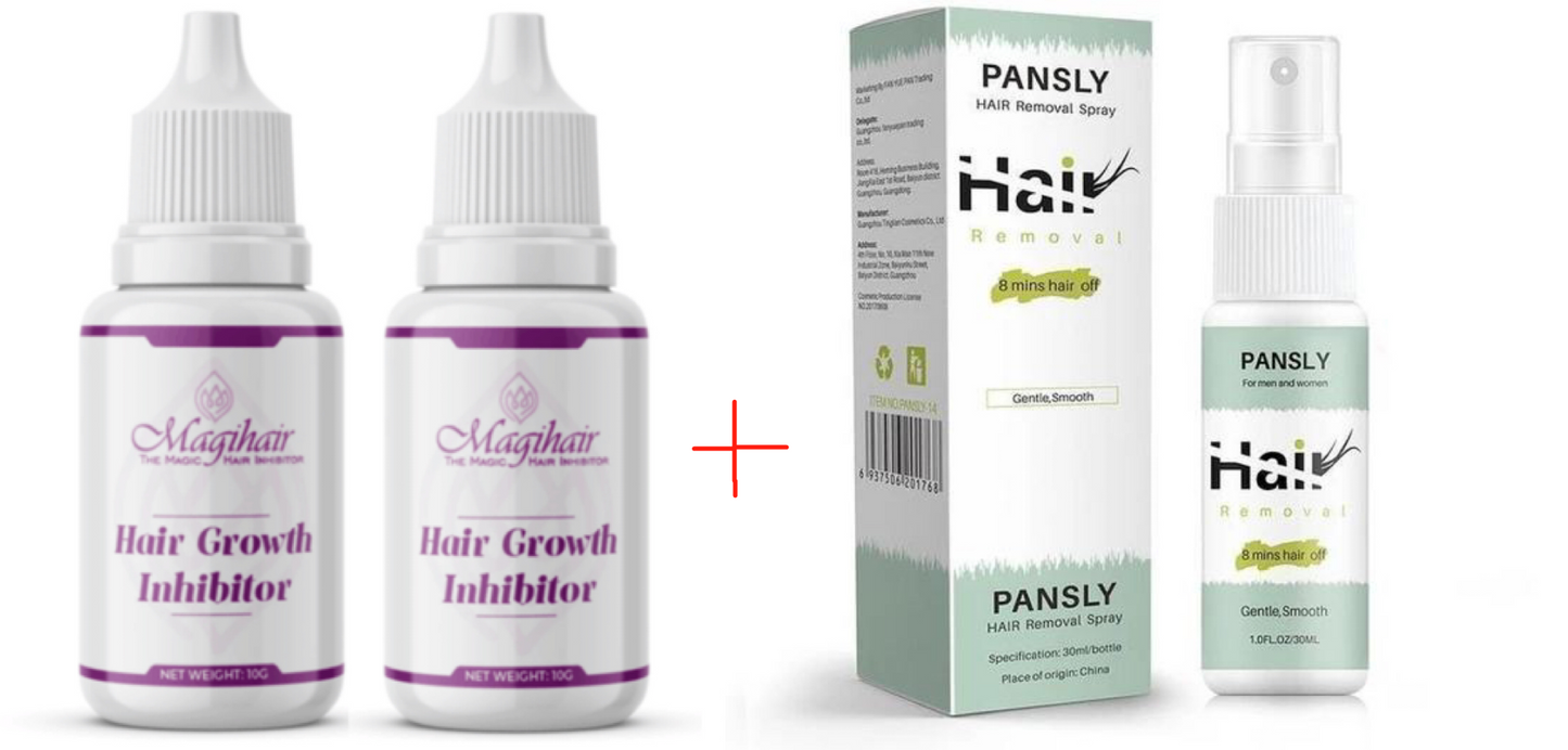 Hair Removal / Hair Growth Inhibitor Set
