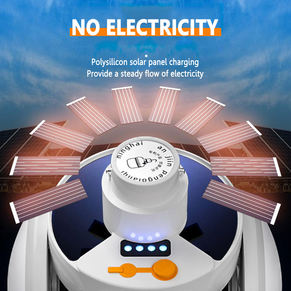 LED Solar/USB Light Football Lantern Lamp