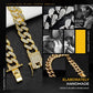 [Promotion! Buy 1  Get 1 Free] Luxurious Miami Cuban Bracelet/Anklet